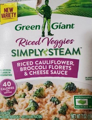 Sauced Veggies Cheesy Riced Cauliflower & Broccoli