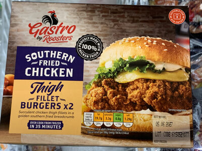 Southern Fried Chicken Thigh Fillet Burgers