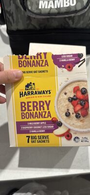 OATS QUICK SERVE SACHETS Vanilla & Berry