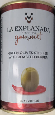 Aceitunas rellenas de pimiento