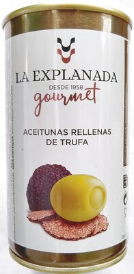 Оливки, фаршированные пастой из трюфеля