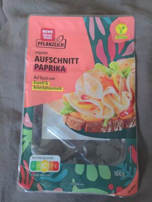 Veganer Aufschnitt Paprika