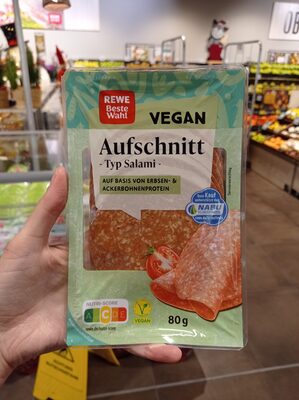 Veganer Aufschnitt Typ Salami
