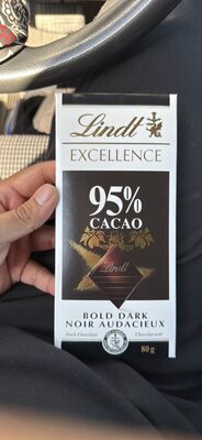 Lindt 95% cacao bold dark chocolate