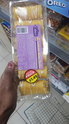 6 lemon mini rolls