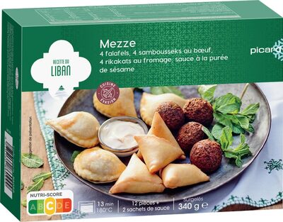 Mezze, assortiment de 12 pièces