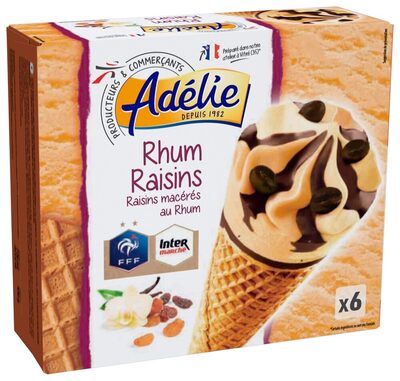 Rhum raisins macérés au rhum x6