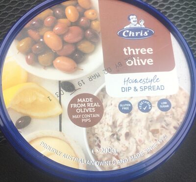 three olive dip & spread