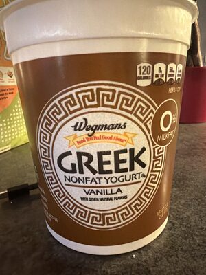 Greek vanilla yogurt