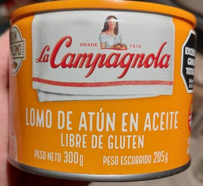 Lomo de atún en aceite libre de gluten
