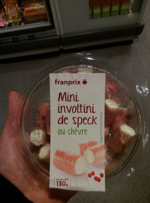 Mini Involtini de speck au chèvre