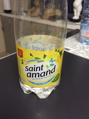 St Amand Eau Minérale Naturelle pétillante aromatisée CITRON 50CL