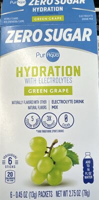 Hydration With Electrolytes Grape