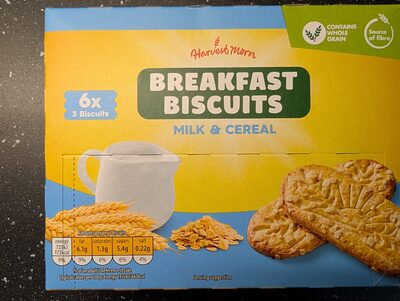 Milk & Cereal Breakfast Biscuits