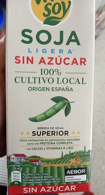 Vivesoy soja ligera sin azucar
