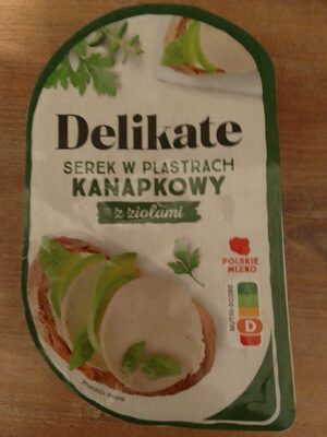 Serek w plastrach kanapkowy z ziołami