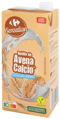 Bebido de avena calcio 0% azúcares añadidos