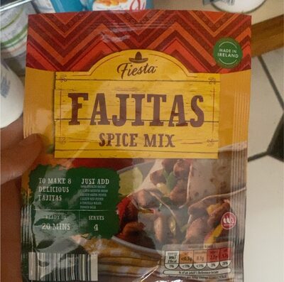 Fiesta FAJITAS SPICE MIX MADE IN IRELAND TO MAKE 8