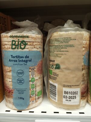 Tortitas de Arroz Integral com Sal