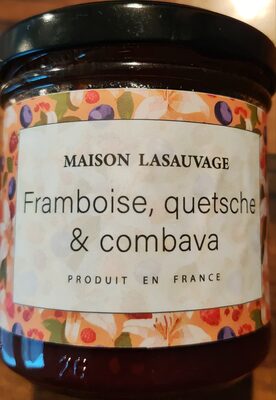 Confiture Framboise, quetsche & combava
