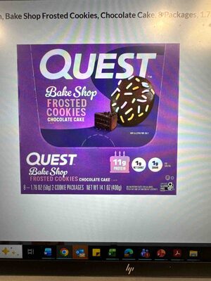 Frosted cookies