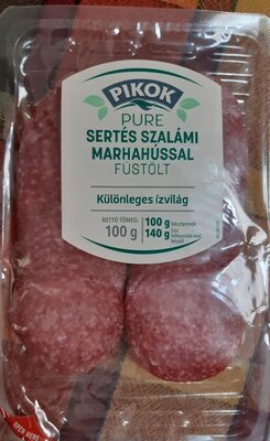 Sertés szalámi marhahússal, füstölt
