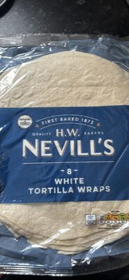 WHITE TORTILLA WRAPS