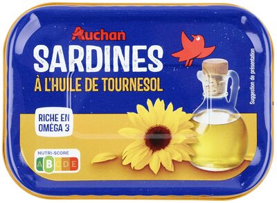 Sardines à l'huile de tournesol
