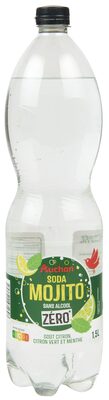 Soda Mojito zéro* goût citron, citron vert et menthe