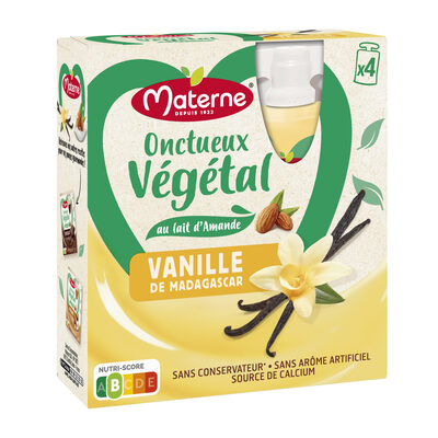 MATERNE Gourdes Onctueux Végétal Vanille de Madagascar 4x85g