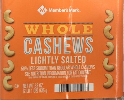Whole Cashews Lightly Salted
