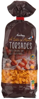 Torsades pâtes d'Alsace IGP aux 7 œufs frais