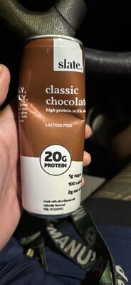 classic chocolate high protein milk shake