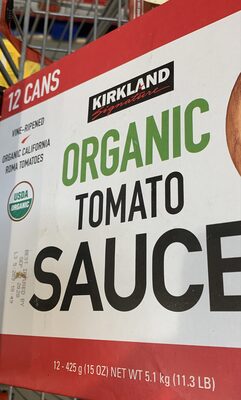 Organic tomato sauce