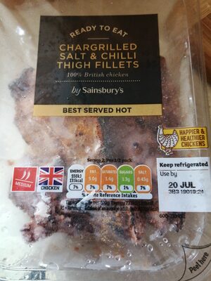 Chargrilled Salt & Chilli British Chicken Thigh Fillets