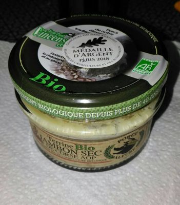 Terrine bio jambon sec de corse aop