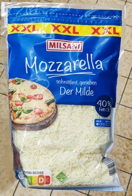 Mozzarella gerieben, der Milde XXL