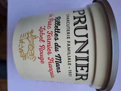 Rillettes du Mans de Porc Fermier Label Rouge