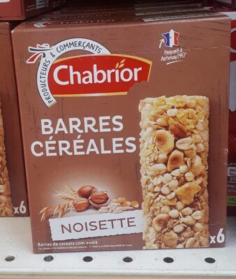 Barres de céréales aux noisettes x6 - 126g