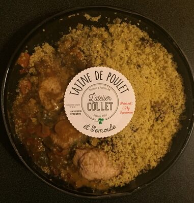 Tajine de poulet et semoule