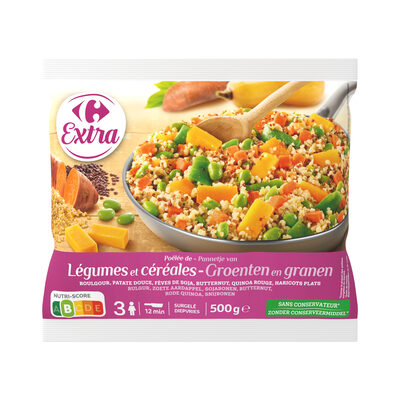 Poêlée de Légumes et céréales