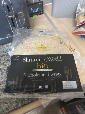 5 Wholemeal Wraps