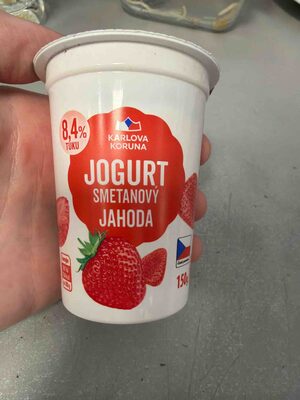 Jogurt Smetanový Jahoda