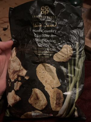 West Country Cheddar & Spring Onion Crisps