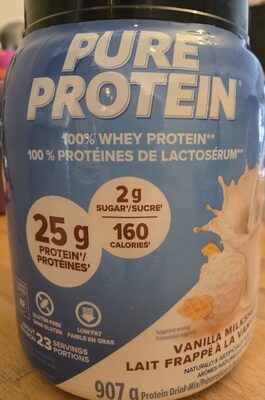 100% Whey Poudre De Protéine, 907 G, Crème à La Vanille