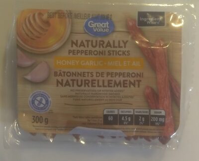 Naturally Pepperoni Sticks Honey Garlic