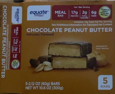 Chocolate Peanut Butter Meal Bar