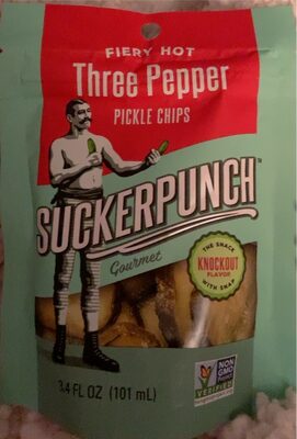 3 Pepper Fire Pickle Chips