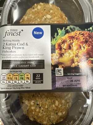 Katsu Cod & King Prawn Fishcakes