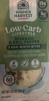 Spinach & Bell Pepper 2 Egg White Bites